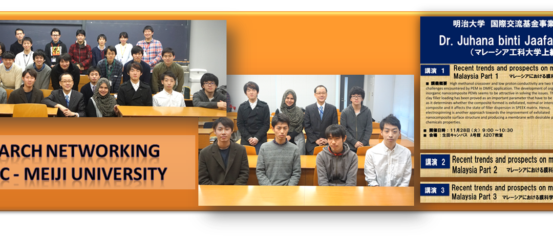 Research Networking AMTEC- Meiji University