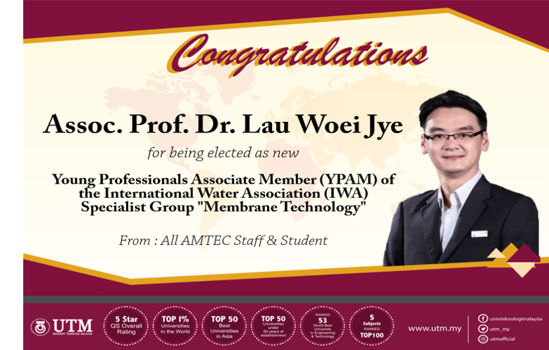 NEW YOUNG PROFESSIONALS ASSOCIATE MEMBER (YPAM) OF IWA