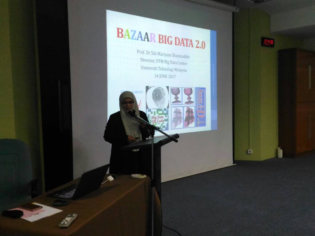 14 June 2017: Knowledge Sharing with UTM Big Data Centre: “Bazaar Big Data 2.0”