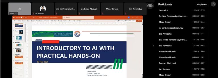 [SHORT COURSE] Introductory To AI with Practical Hands-On | UTM Big ...