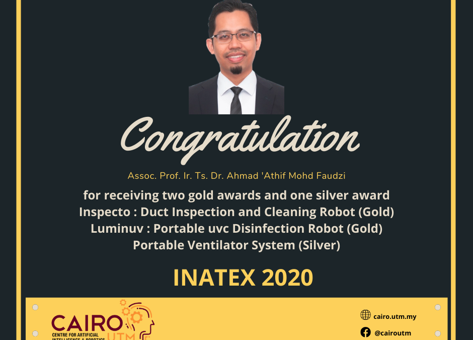 CONGRATULATIONS Assoc. Prof. Ir. Ts. Dr. Ahmad ‘Athif Mohd Faudzi!