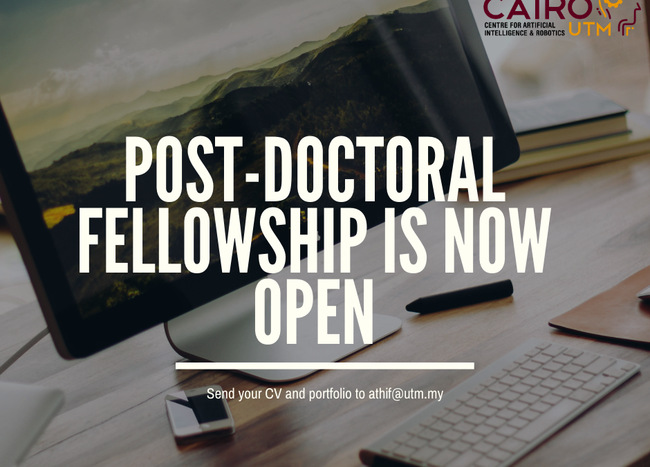 Post-Doctoral Fellowship is Now Open!