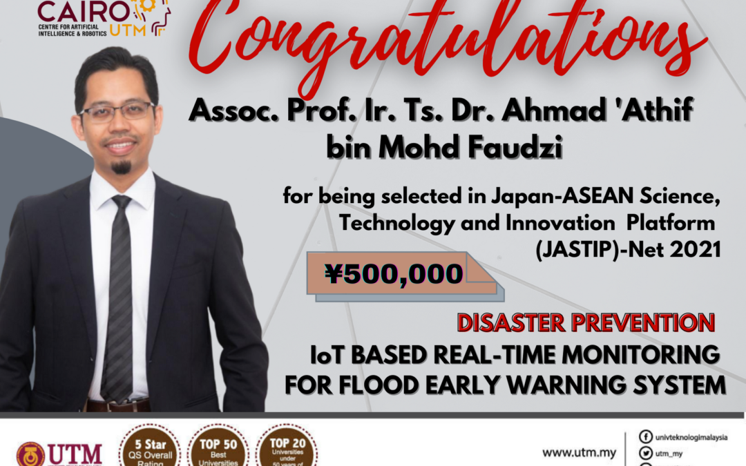 Congratulations Assoc. Prof. Ir. Ts. Dr. Ahmad ‘Athif Mohd Faudzi!