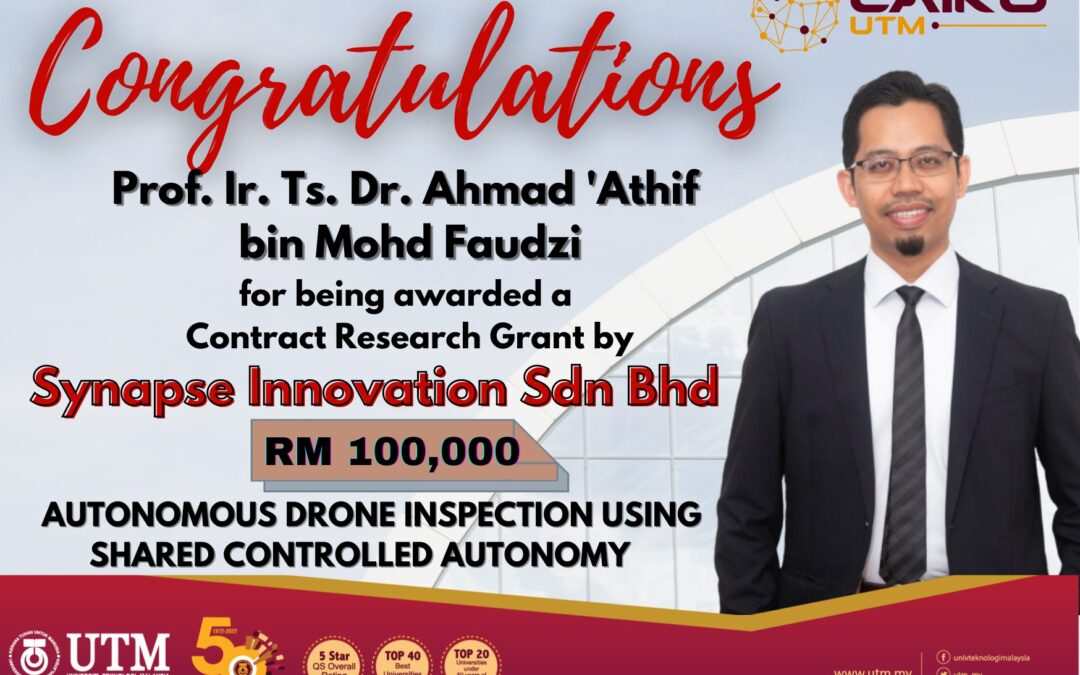 Congratulations Prof. Ir. Ts. Ahmad ‘Athif Mohd Faudzi!