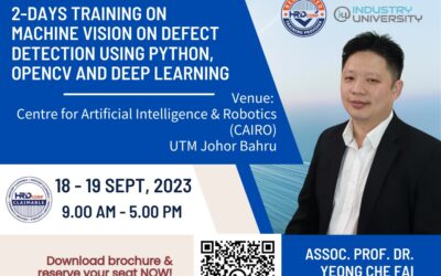 2-Day training on Machine Vision on Defect Detection using Python, OpenCV and Deep Learning