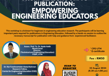 From Classroom to Publication: Empowering Engineering Educators Workshop