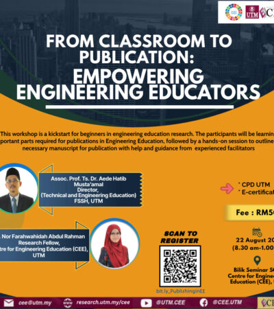 From Classroom to Publication: Empowering Engineering Educators Workshop