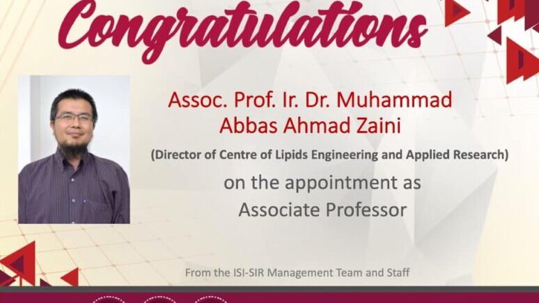 Achievement by Assoc. Prof CLEAR