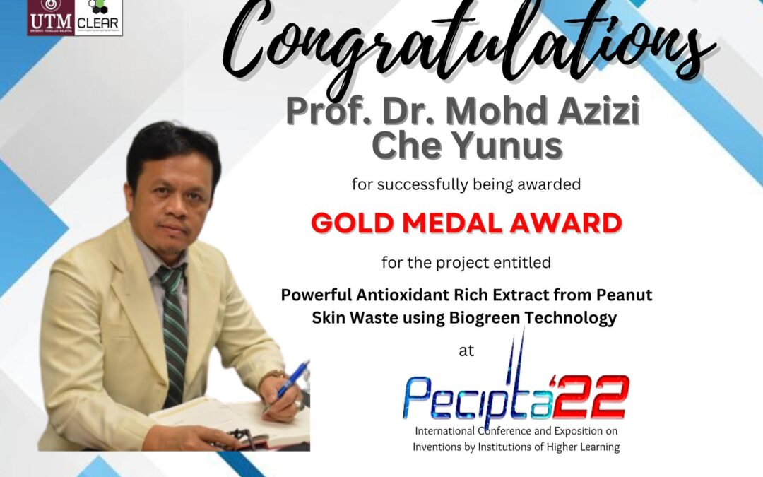 Congratulations Prof. Azizi – PECIPTA’22