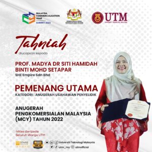 Congratulations Dr. Siti – MCY 2022