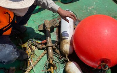 Retrieval of Acoustic Doppler Current Profiler (ADCP) at Sungai Johor