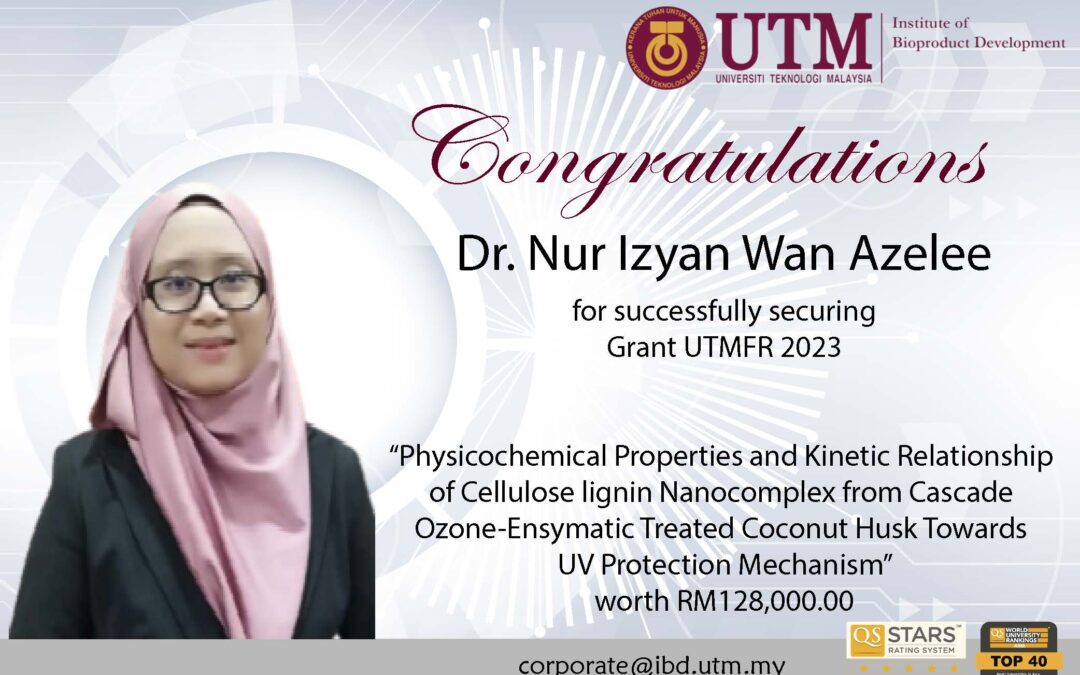 Congratulations Dr. Nur Izyan Wan Azelee
