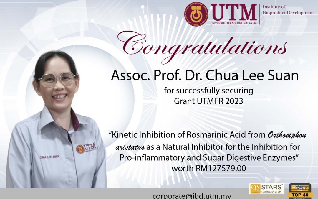 Congratulations Prof. Madya Dr. Chua Lee Suan