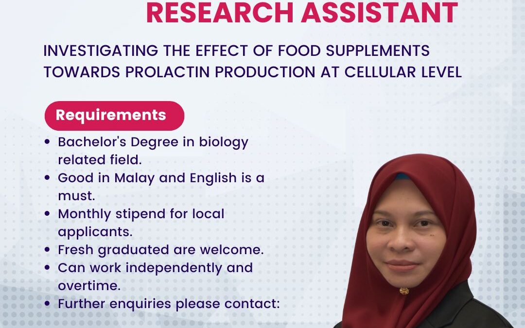 VACANCY: RESEARCH ASSISTANT