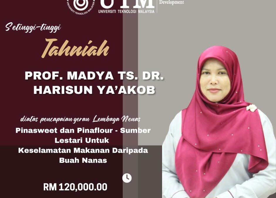 Tahniah Prof. Madya Ts. Dr. Harisun Ya’akob