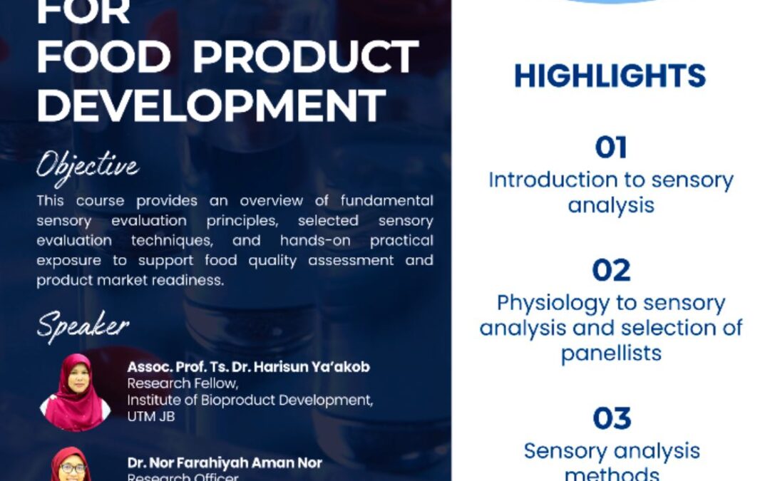 2-Day Course on Sensory Evaluation for Food Product Development