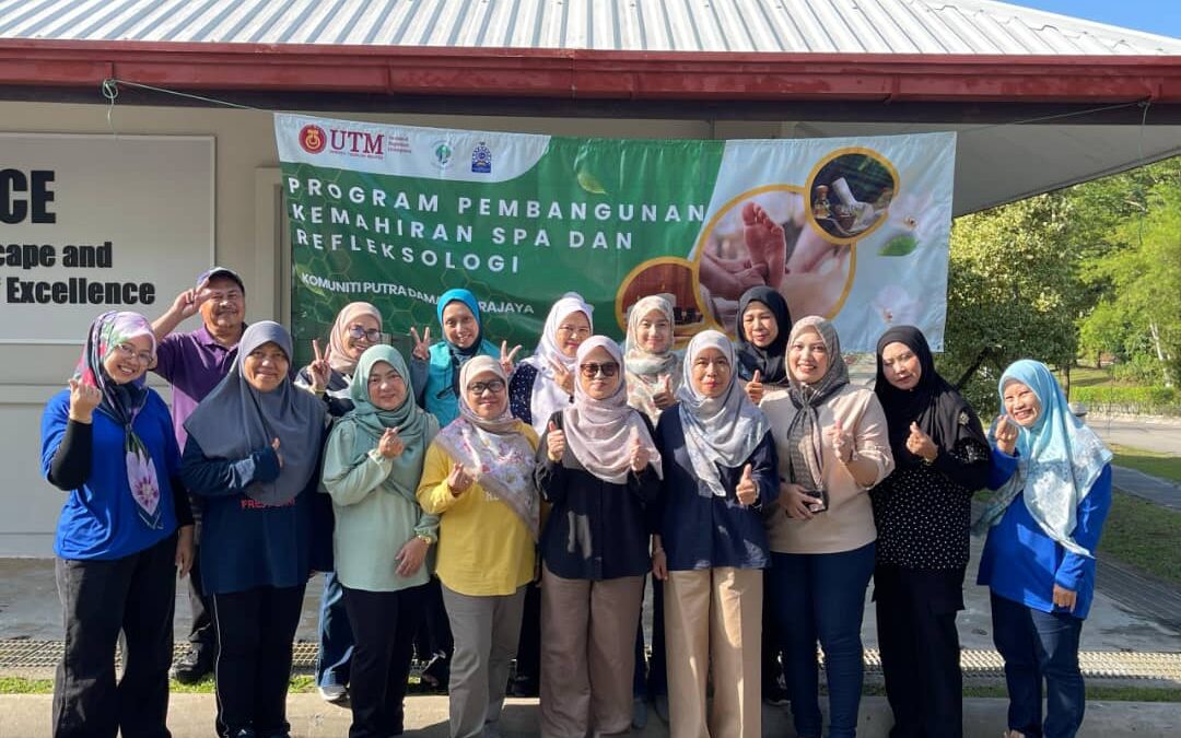 IBD UTM, YRZSNJ dan PPj perkasa kemahiran spa dan refleksologi komuniti Putra Damai
