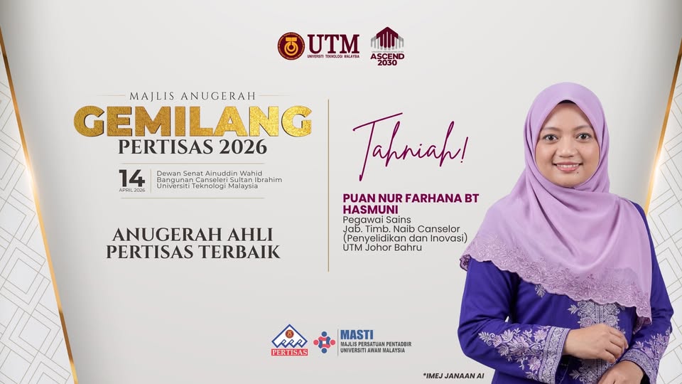 Tahniah Puan Nur Farhana Asmuni