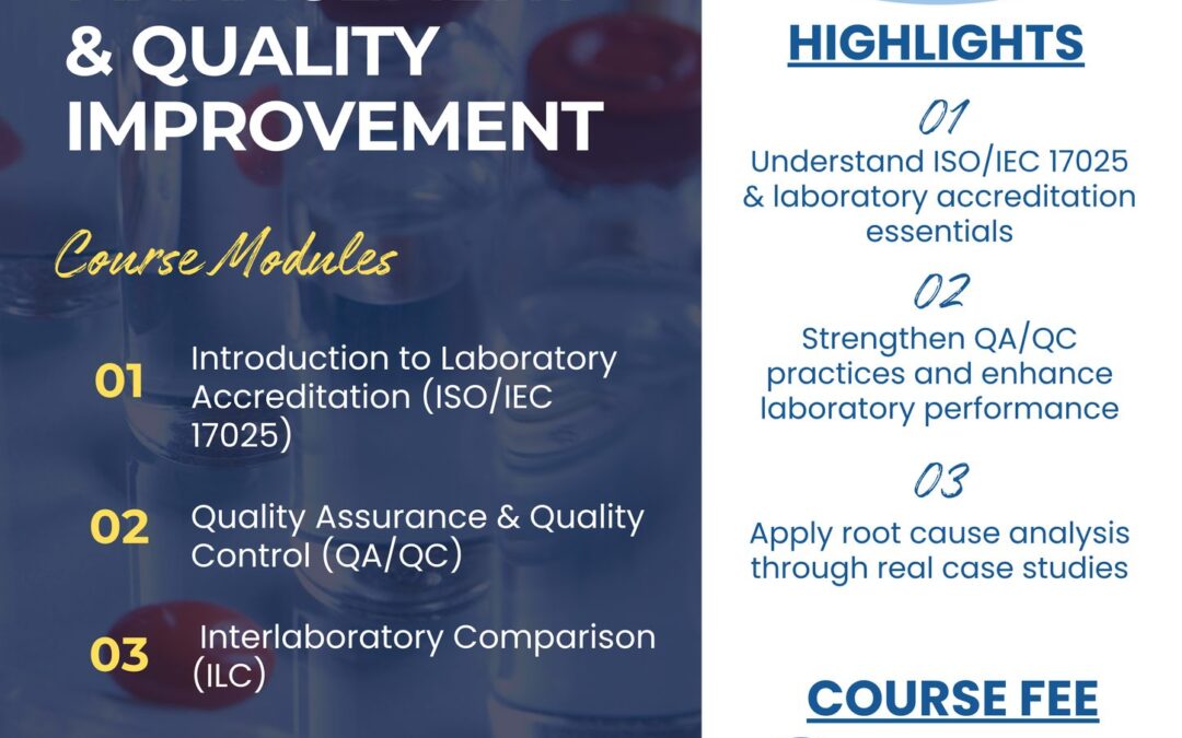 1-DAY COURSE ON LABORATORY MANAGEMENT AND QUALITY IMPROVEMENT
