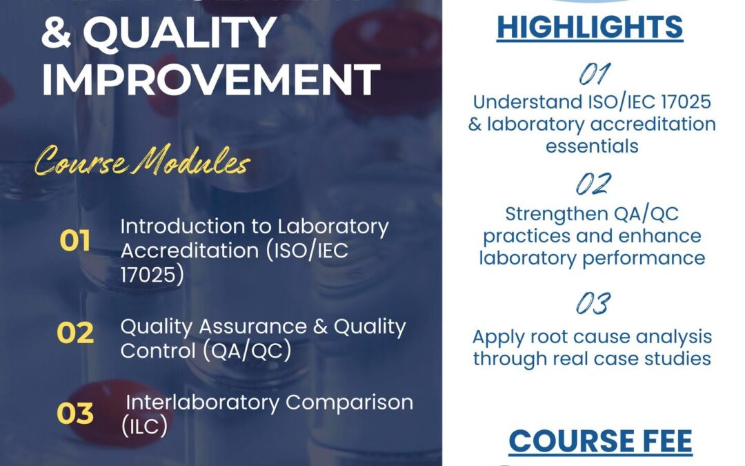 1-DAY COURSE ON LABORATORY MANAGEMENT AND QUALITY IMPROVEMENT