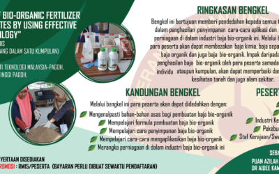 Bengkel Production Of Bio-Organic Fertilizer From Agricultural Wastes By Using Effective Microorganism Technology