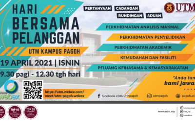 PROGRAM HARI BERSAMA PELANGGAN UTM 2021 (UTM KAMPUS PAGOH)