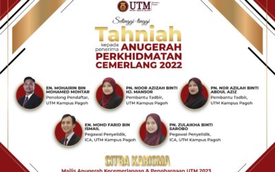 Tahniah Penerima Anugerah Perkhidmatan Cemerlang 2022