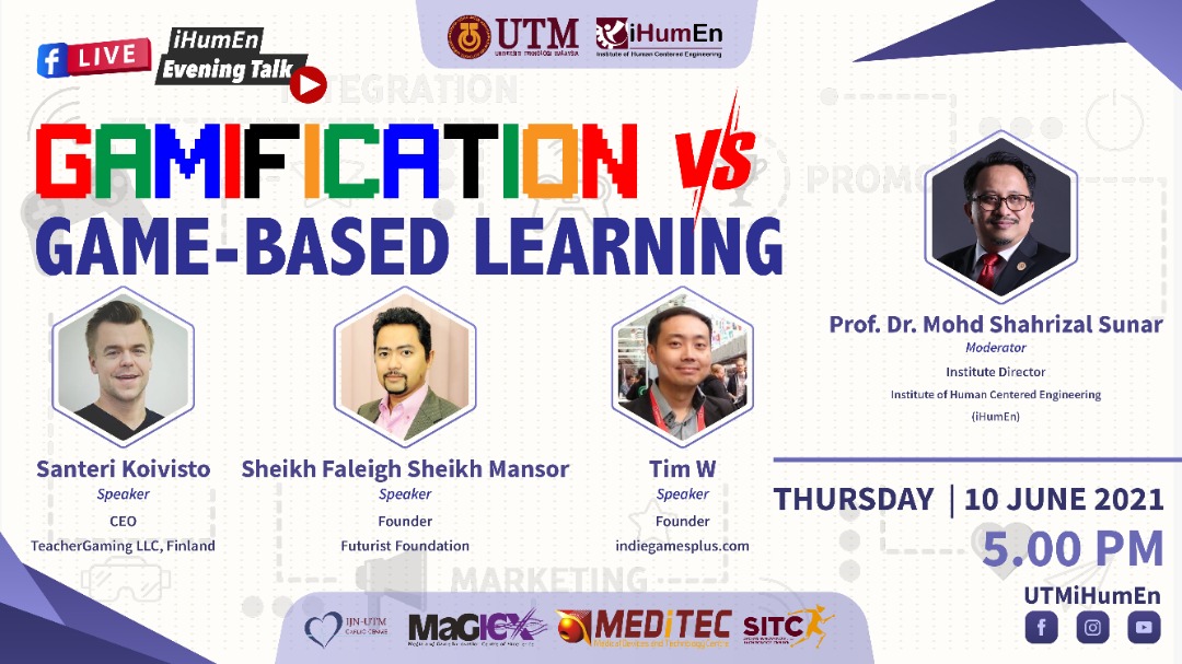 iHumEn Evening Talk Series : Gamification vs Game-Based Learning