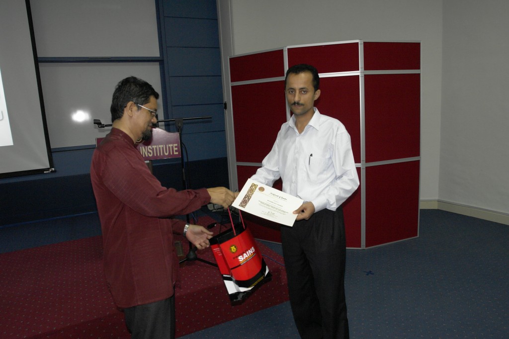 Seminar Series 19 : Dr Mohamed M. S. Nasser