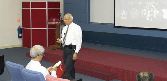 Seminar Series 12 : Prof Dr Vijay K. Arora