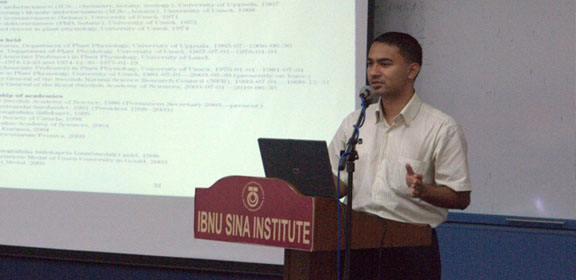 Seminar Series 29 : Muhammad Arif Bin Jalil