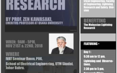 Public Lecture on “Lightning Research” lecture by Prof Zen Kawasaki
