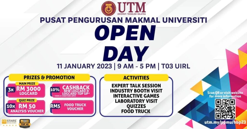 Pusat Pengurusan Makmal UTM Open Day