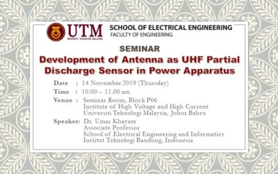 Seminar: Development of Antenna as UHF Partial Discharge Sensor in Power Apparatus
