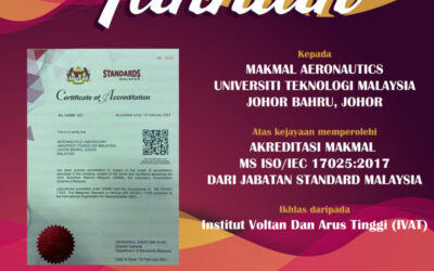 Tahniah kepada Makmal Aeronautics Universiti Teknologi Malaysia