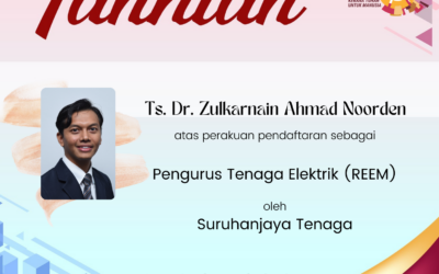 Tahniah Ts. Dr. Zulkarnain Ahmad Noorden