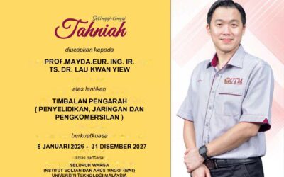 Tahniah Prof. Mayda EUR ING. Ir. Ts. Dr. Lau Kwan Yiew