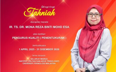 Tahniah Ir. Ts. Dr. Mona Reza Mohd Esa