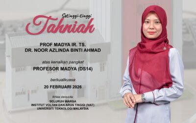 Tahniah Prof. Madya. Ir. Ts. Dr. Azlinda Ahmad