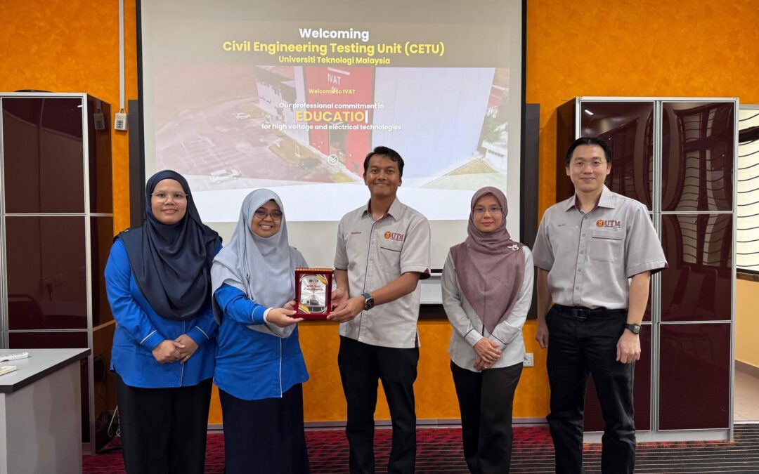 IVAT Menyantuni Delegasi Civil Engineering Testing Unit (CETU), Universiti Teknologi Malaysia