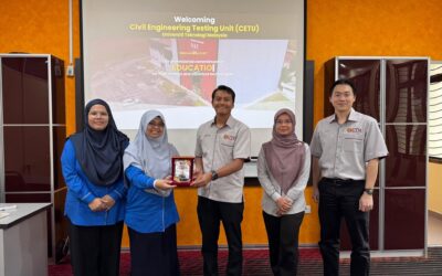 IVAT Menyantuni Delegasi Civil Engineering Testing Unit (CETU), Universiti Teknologi Malaysia