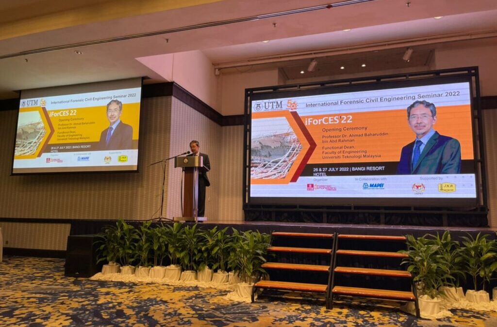 Pusat Kejuruteraan Forensik UTM Berjaya Anjurkan International Forensic Civil Engineering Seminar 2022