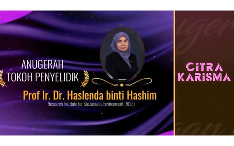 Congratulations to Prof. Ir. Dr. Haslenda Hashim
