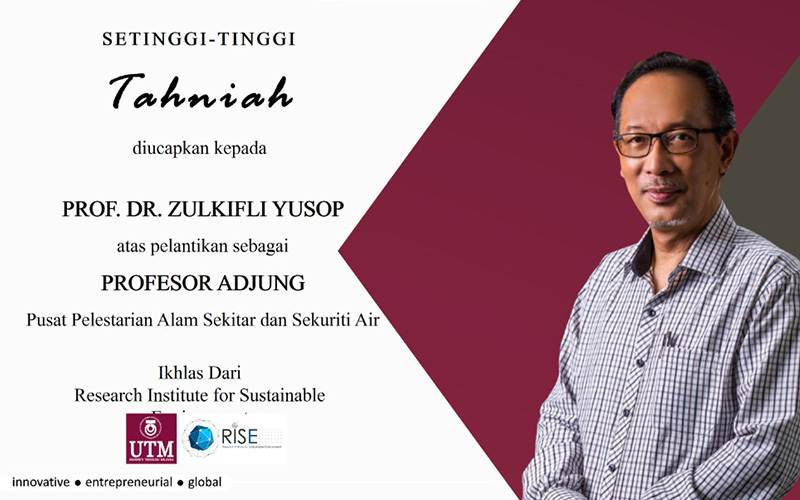 Tahniah Prof. Dr. Zulkifli Yusop