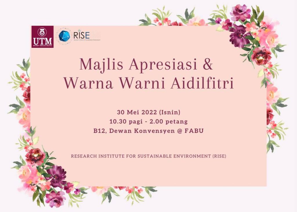 Majlis Apresiasi & Warna Warni Aidilfitri RISE 2022