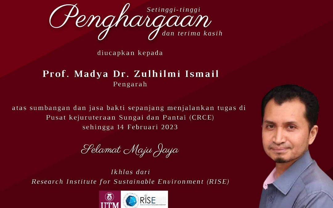 Terima Kasih Prof. Madya Dr. Zulhilmi Ismail