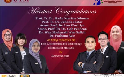 AMTEC Researchers Shine in Malaysia’s Top Scientists 2025